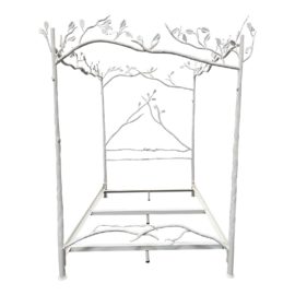 Queen Size Kevin Smith Forest Canopy Bed Frame. Original Price: $4,318