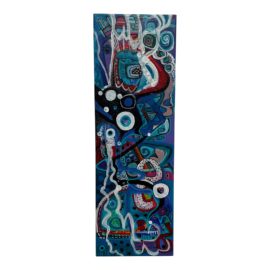 Lynne McCreary "Smokum Peace Pipe" Acrylic on Canvas