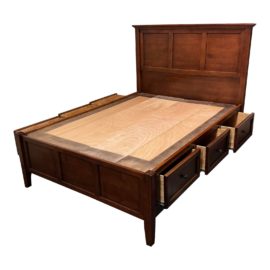 Full Size Whittier Wood McKenzie Storage Bed. Original Price: $2,829