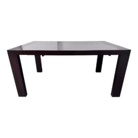 Calligaris Italian Expresso Rectangular Extension Table. Original Price: $2,500