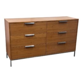 EQ3 Mid Century Modern Six Drawer Dresser. Original Price: $1,800