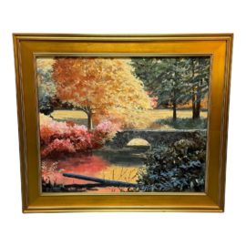 Daniel Shaw's 'Autumn Hues' Original Oil Painting