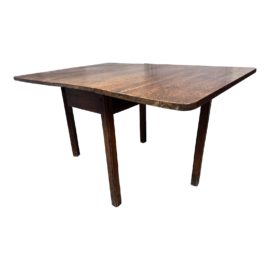 Antique Console Drop Leaf Table