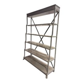 C. Mariani Antiques Iatesta Studio Magothy Etagere Custom Design Cascade Wood Etagere. Original Price: $14,100