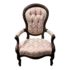 Victorian Petal Pink Arm Chair