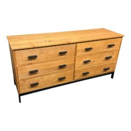 Room & Board Linear Six Drawer Maple Dresser - Design Plus Gallery