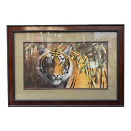 Rezi Kazi Mahoellal Kumhonoke Tiger Painting Rathenbore, India