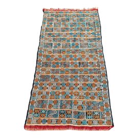 Vintage Morroccan Area Rug - 2ft9in × 5ft7in