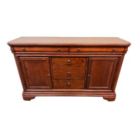 Legacy Classic Cherry Finish Sideboard. Original Price: $2,000