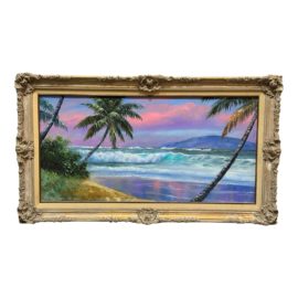 Stephen Sands "Maui's Finest Hour" Original Oil Painting, Framed