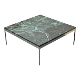 Custom Verde Antiqua Marble Coffee Table by Nico Zographos. Original Price: $4,000