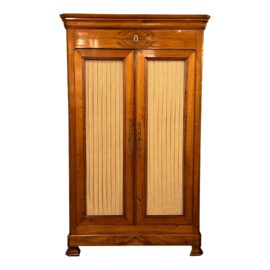 Antique Dutch Empire Mahogany Bookcase