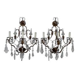 Maria Theresa Style Italian Wall Sconces, a Pair