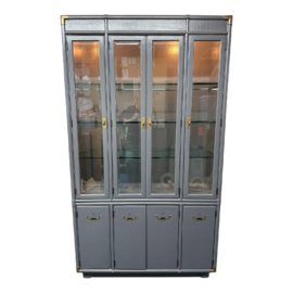 Vintage Drexel Heritage Furniture Display Cabinet