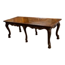Karges Furniture Co. Vintage Parquetry Inlaid Coffee Table