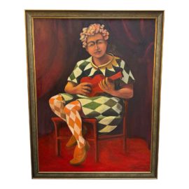 David Delany Court Musician Original Painting