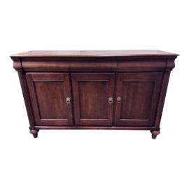 Ethan Allen British Classics Cinnabar Sideboard/Buffet. Original Price: $1,700