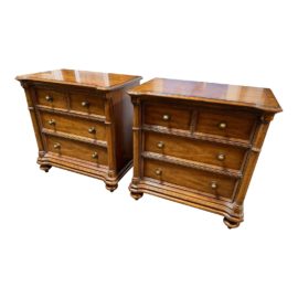 Stanley Furniture Belle Mode Nightstands, a Pair. Original Price: $1,564