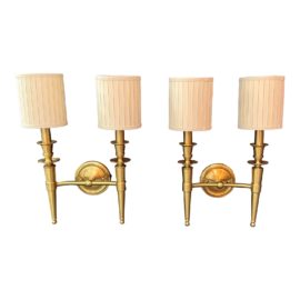 Hudson Valley Abington Double Sconces, a Pair. Original Price: $788