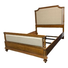 Queen Size Stanley Furniture Arrondissement Upholstered Bed Frame. Original Price: $2,200