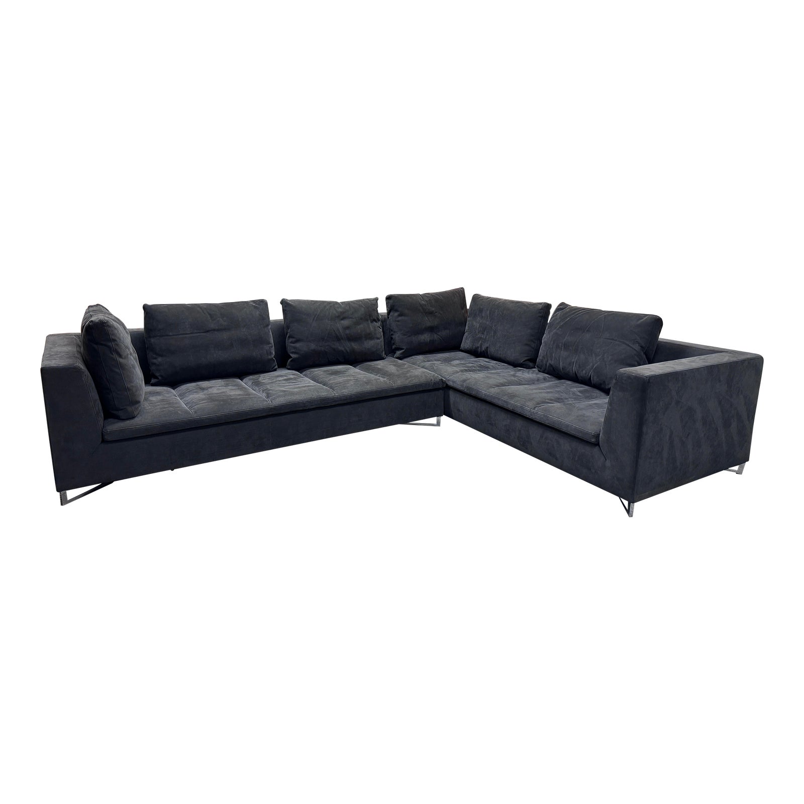 Ligne Roset Didier Gomez Feng Two Piece Sectional Sofa. Original 