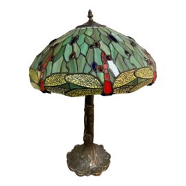 Tiffany Style Dragonfly Table Lamp