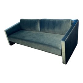 Rove Concepts Convertible Sofa in Solstice Velvet. Original Price: $2,572