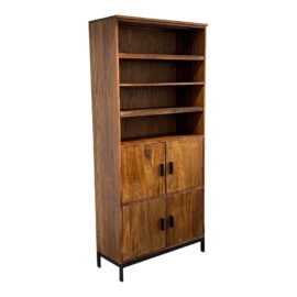 Room & Board Linear Collection Custom Media Cabinet/Bookshelf. Original Price: $5,400