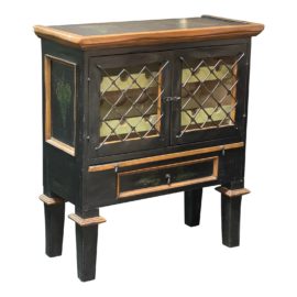 South Cone Trading Hand Painted Wine Cabinet