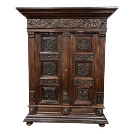 Antique Gothic French Armoire