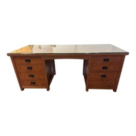 Berkeley Mills Arts & Crafts Executive Office Desk. Original Price: $10,000