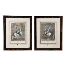 Vintage Lipizzaner Stallion's Couette & Croupade, a Pair. Original Price: $3,400