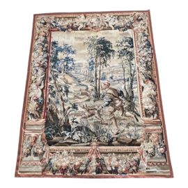 French Style Aubusson Verdure Tapestry. Original Price: $21,700