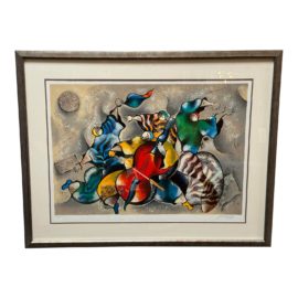David Schluss "Hallelujah" Ltd. Edition 22/65 Artist Proof, Framed