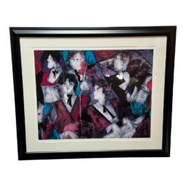Linda Le Kniff "Grand Orchestra" Ltd. Edition Serigraph, Framed