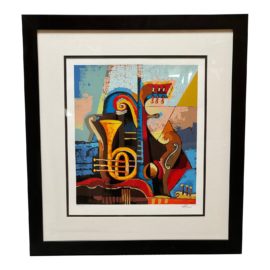 Igor Kovalev "Symphony 1" Ltd Edition 168/250 Serigraph, Framed