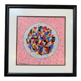 Anatole Kransnyansky "Musical Sphere" Limited Edition Serigraph, Framed
