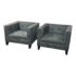 Z Gallerie Benny Lounge Chairs, a Pair. Original Price: $2,200