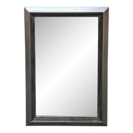 Uttermost Triple Bead Silver Frame Wall Mirror