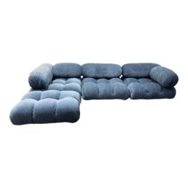 Custom Design Mario Bellini Style Bubble Modular Sofa + Ottoman, Set. Original Price: $4,500