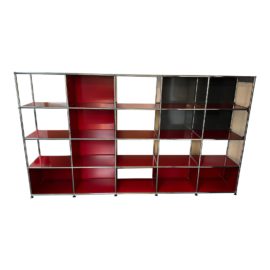 Usm Fritz Haller Modular Shelving, 20 Cubbies. Original Price: $7,000