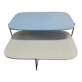 Saba Marco Zito Italia Haiku Two-Tiered Side Table. Original Price: $1,340