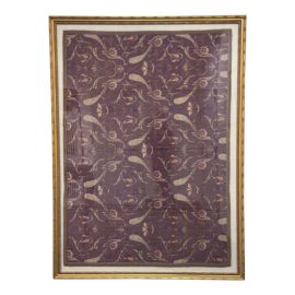 French Embroidered Framed Tapestry