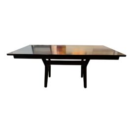 Handcrafted Amish Custom Trestle Dining Table. Original Price: $2,200