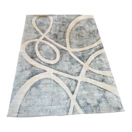 Global Views Meander Wool + Silk Area Rug 8"x 10". Original Price: $3,373