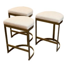 Uttermost Ivanna Counter Stools, Set of Three. Original Price: $1,404