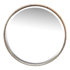 Ethan Allen Radius Collection Round Wall Mirror
