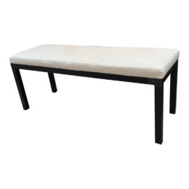 Room & Board Parsons Leather + Steel Bench. Original Price: $1,095