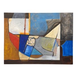 Daniel Phill "Diver" Original Oil Painting. Original Price: $4,000