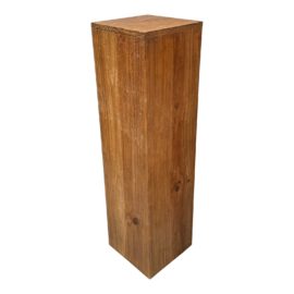 HD Buttercup Wood + Chrome Pedestal